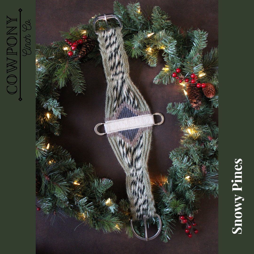 Snowy Pines | Mohair Roper Cinch