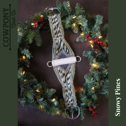 Snowy Pines | Mohair Roper Cinch